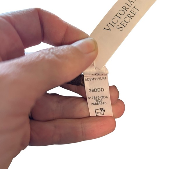 NWT Victoria’s Secret lightly lined burgundy lace full coverage bra size 36DDD - Picture 5 of 6